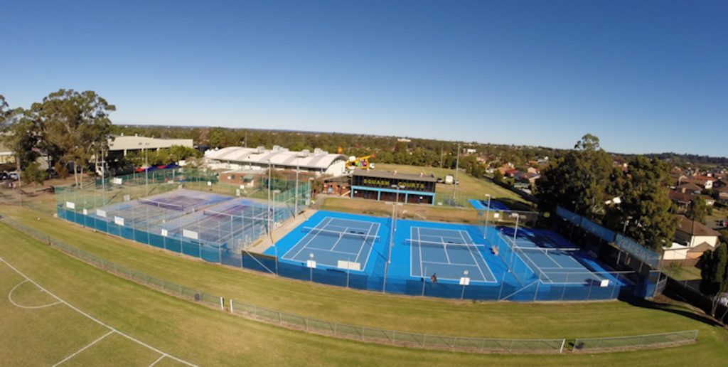 Aerial Marconi Tennis courts