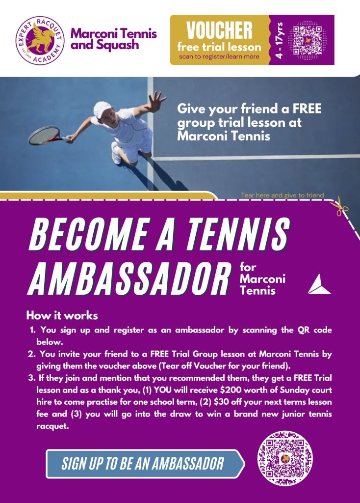 Ambassador Program Tennis